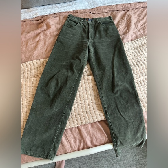 Vintage wide leg corduroy carpenter pant - Picture 3 of 6